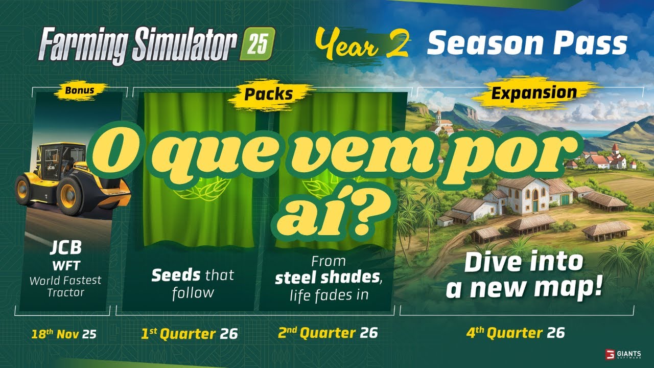 Vale a Pena? Tudo Sobre o Year 2 Season Pass do Farming Simulator 25!