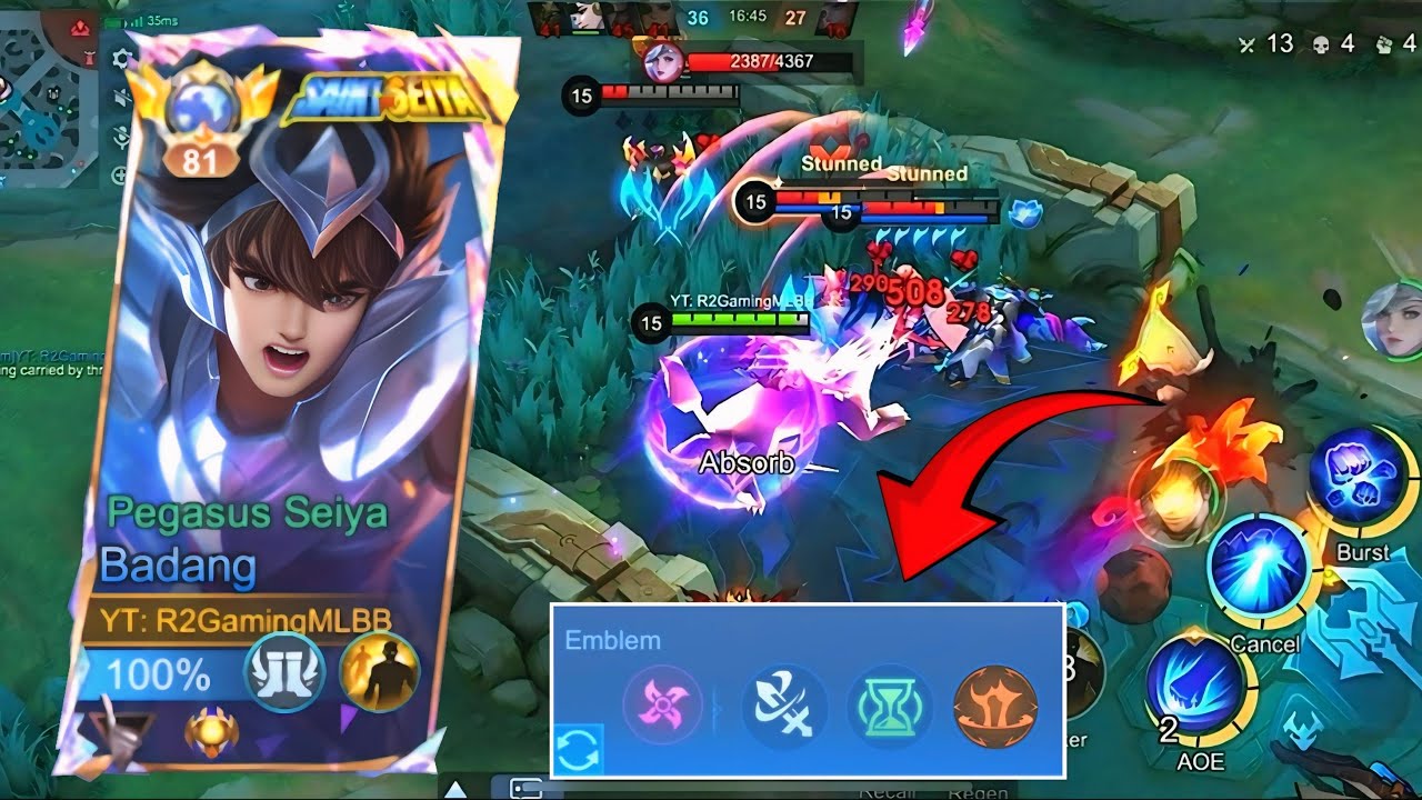 Badang burst damage build destroy any hero solo rank 🔥| badang best build and emblem 2026 💪