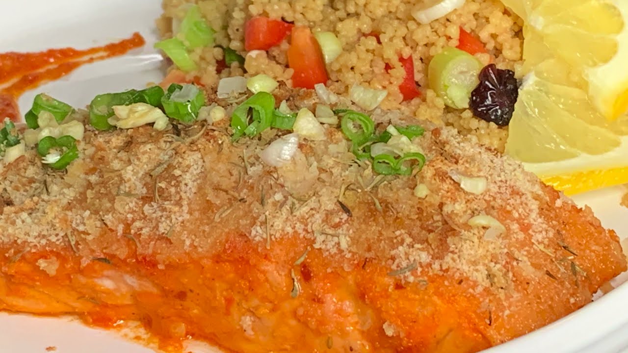 Pepper Chili Salmon I Baked Salmon by Desi Food Fusion