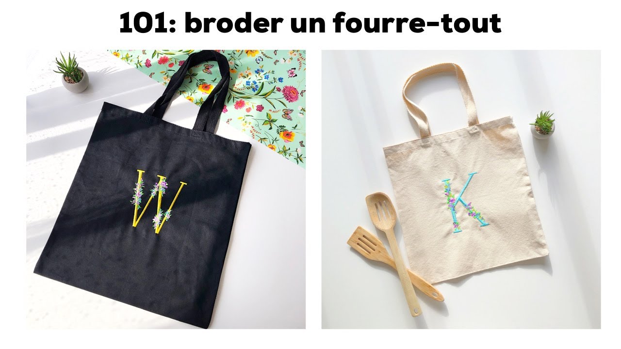 Comment broder un sac fourre-tout (tote bag) - Brother SE1900