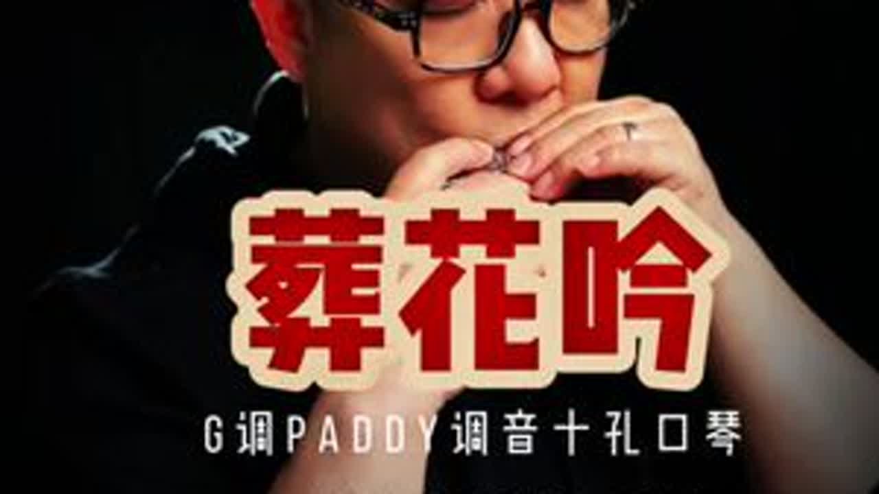 葬花吟口琴完整版 老大哥预约的完整版《葬花吟》，一次吹到够，太伤了#口琴 #口琴跟练 #葬花吟 #口琴演奏