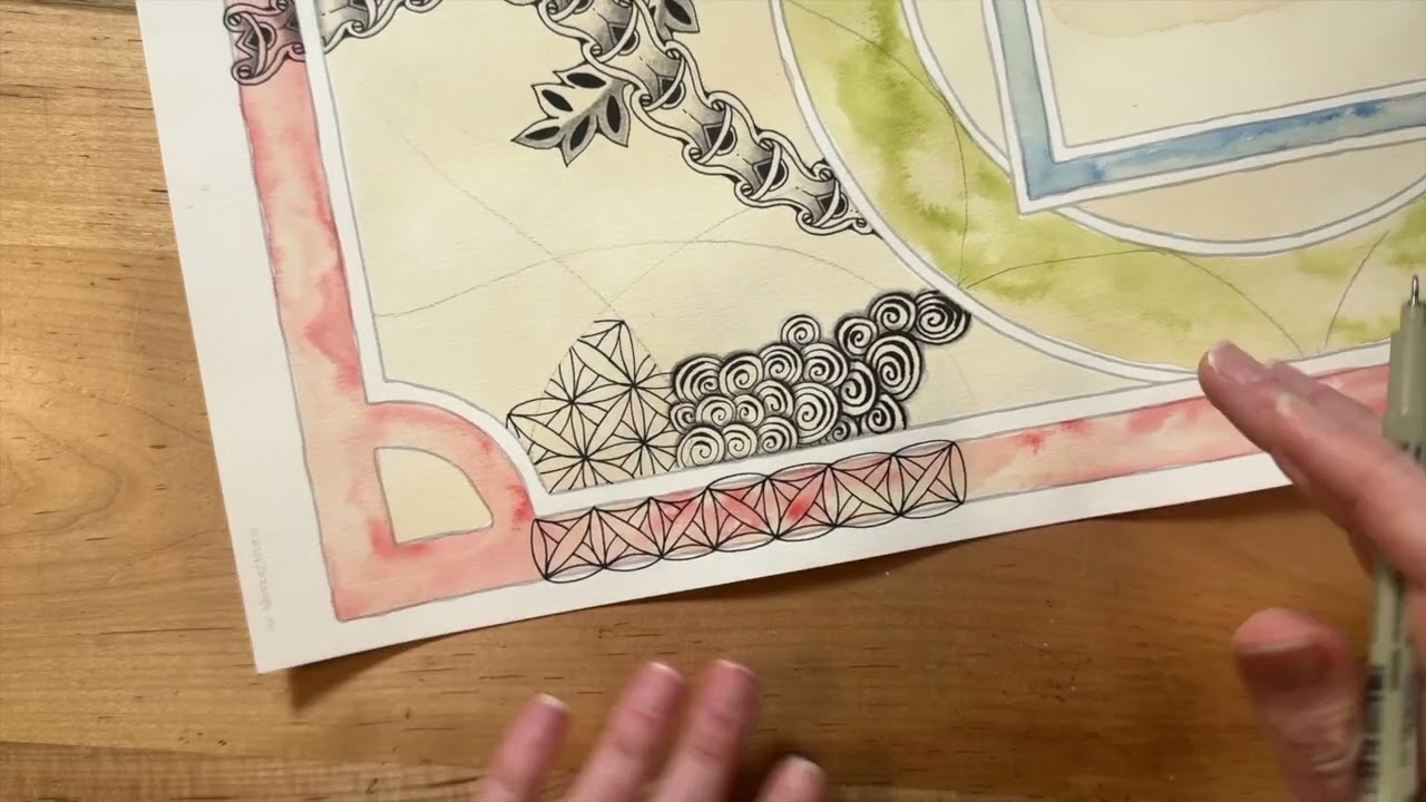 Zentangle Project Pack No. 23 - Day 4