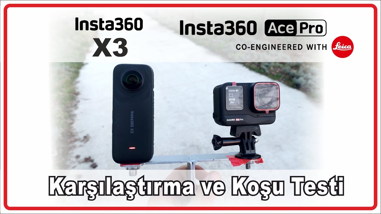 Insta360 Ace Pro & Insta360 X3  Karşılaştırması - Comparison  #insta360 #acepro #x3