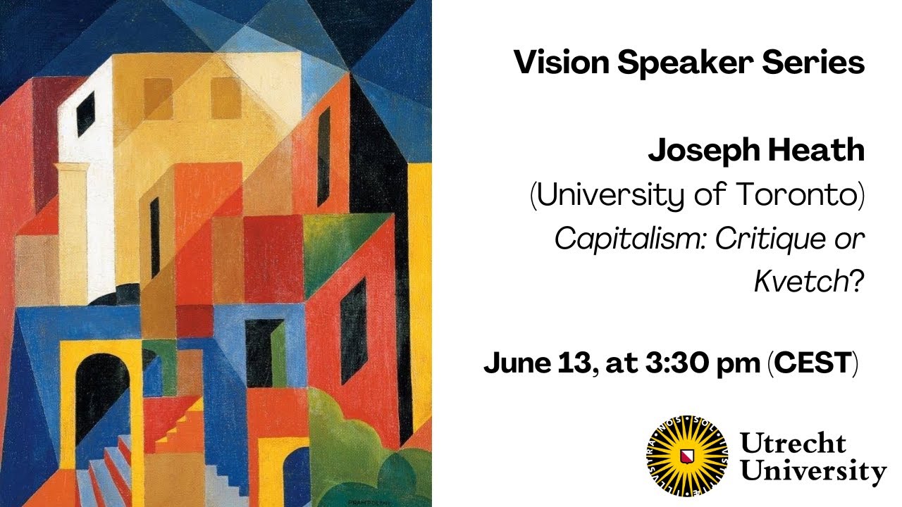 Vision Speaker Series w/ Joseph Heath