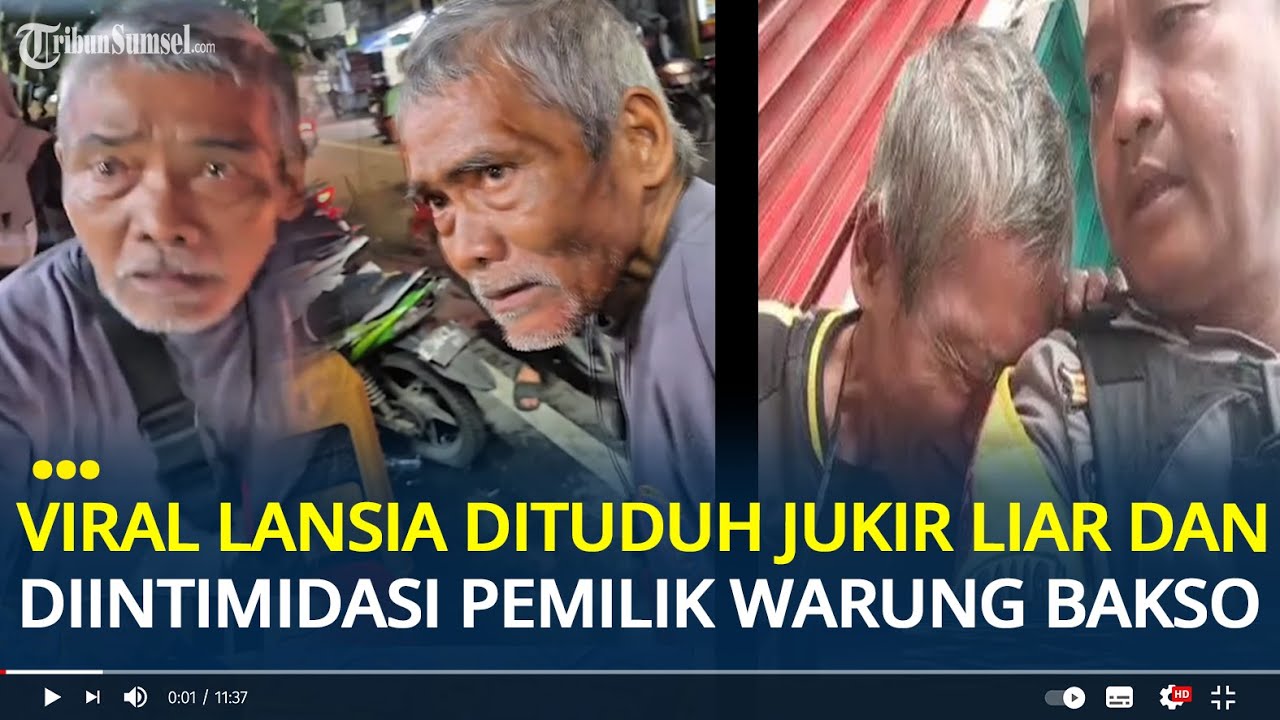 Viral Lansia Dituduh Jukir Liar dan Diintimidasi Pemilik Warung Bakso di Cilincing, Pensiunan Guru