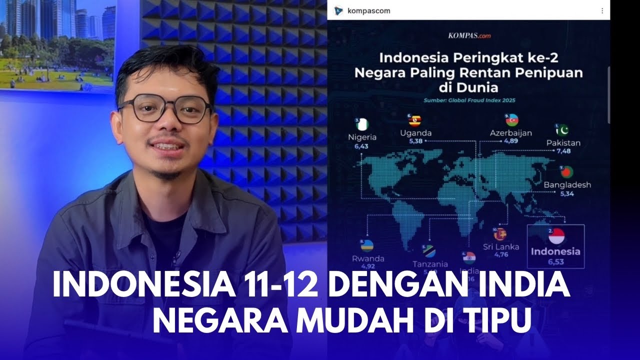 NGAKAK Indonesia Negara Paling Rentan diTIPU❗️