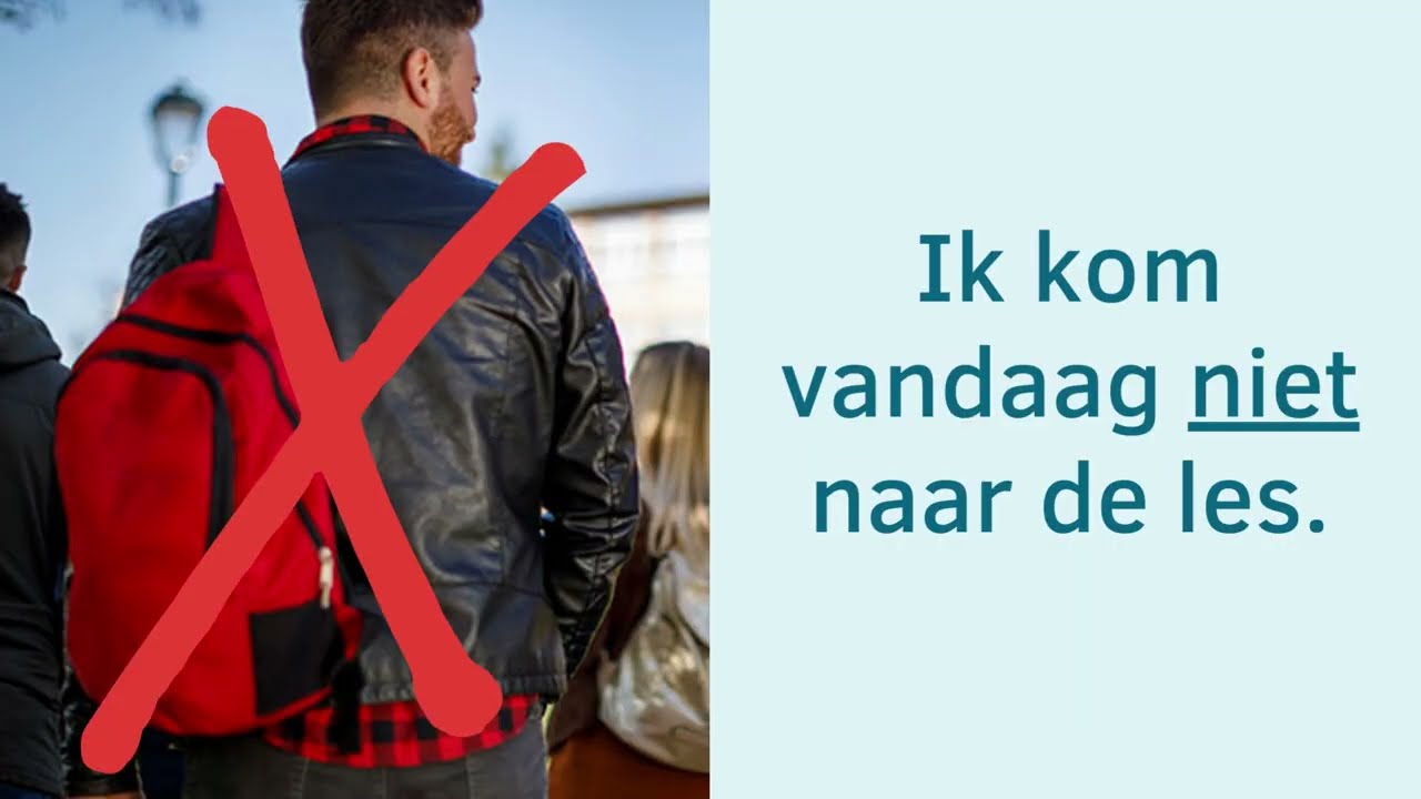 Waarom kom je niet naar school?