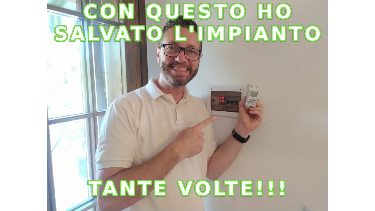 QUESTO DISPOSITIVO VI SALVERÀ L'IMPIANTO, FOTOVOLTAICO E NON... PER ME INDISPENSABILE!!!