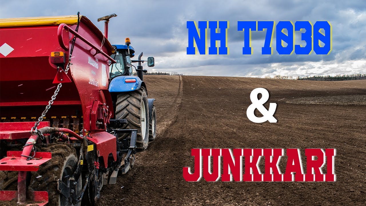 New Holland T7030 & Junkkari Maestro 3000 | Siew Łubinu 2020