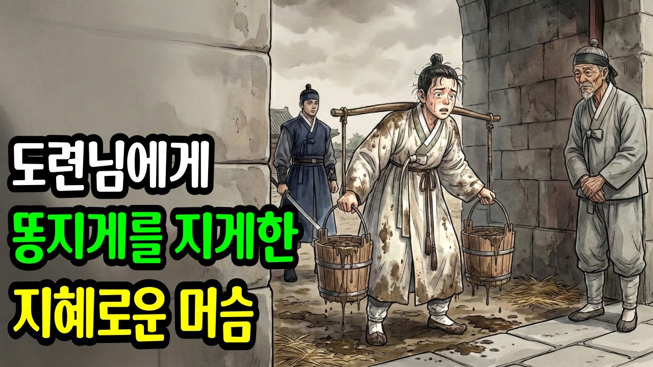 도련님을 구한 뒤 충직한 머슴이 조용히 자취를 감춘 소름 돋는 이유, 역모로 몰락한 도련님이 똥지게를 지고 성문을 나선 날    야담 ㅣ설화 ㅣ민담 ㅣ전설ㅣ옛날이야기 ㅣ오디오북