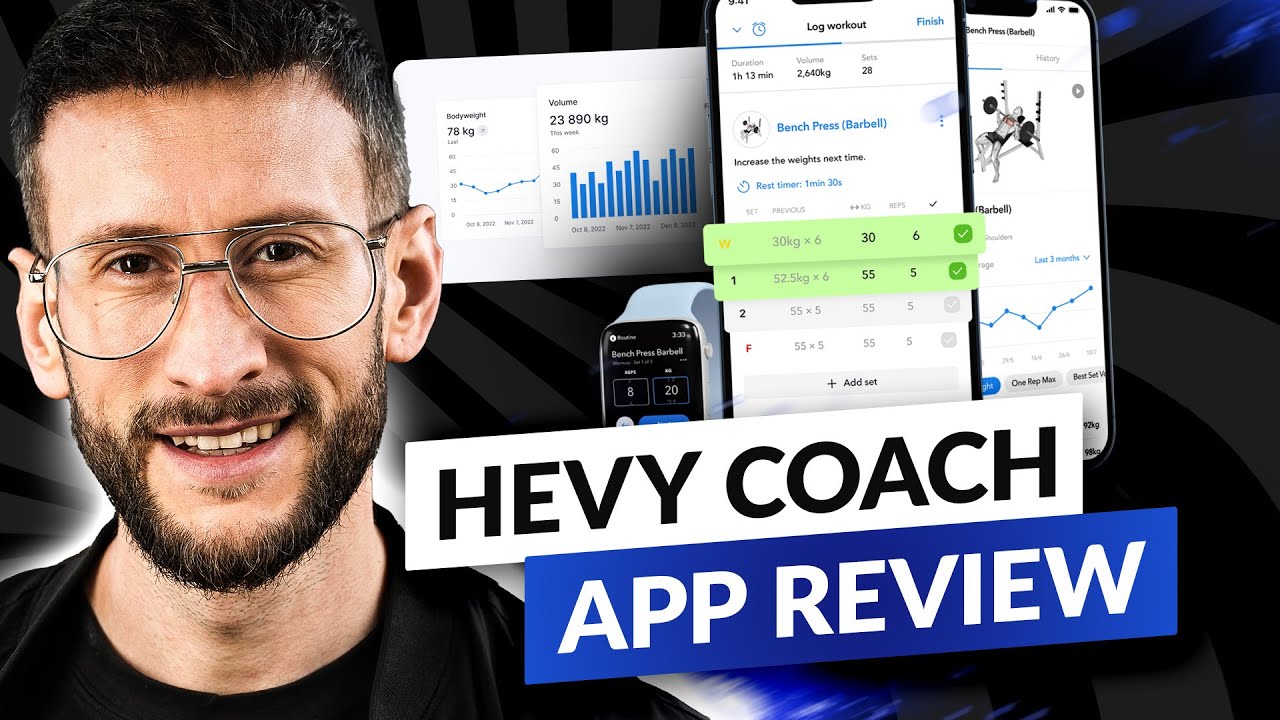 Hevy Coach Software - Honest Review - Features - Workout Builder