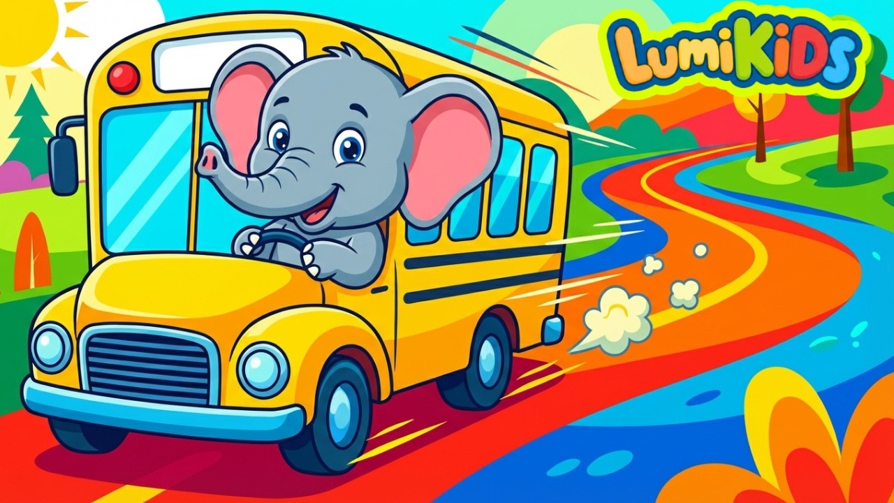 🎵 Autobuzul VRUM & Elefantul FAS FAS  Cantecele Pentru Copii 🎵
