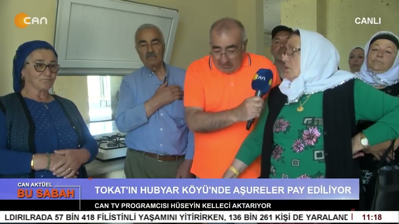 TOKAT'IN HUBYAR KÖYÜ'NDE AŞURELER PAY EDİLDİ