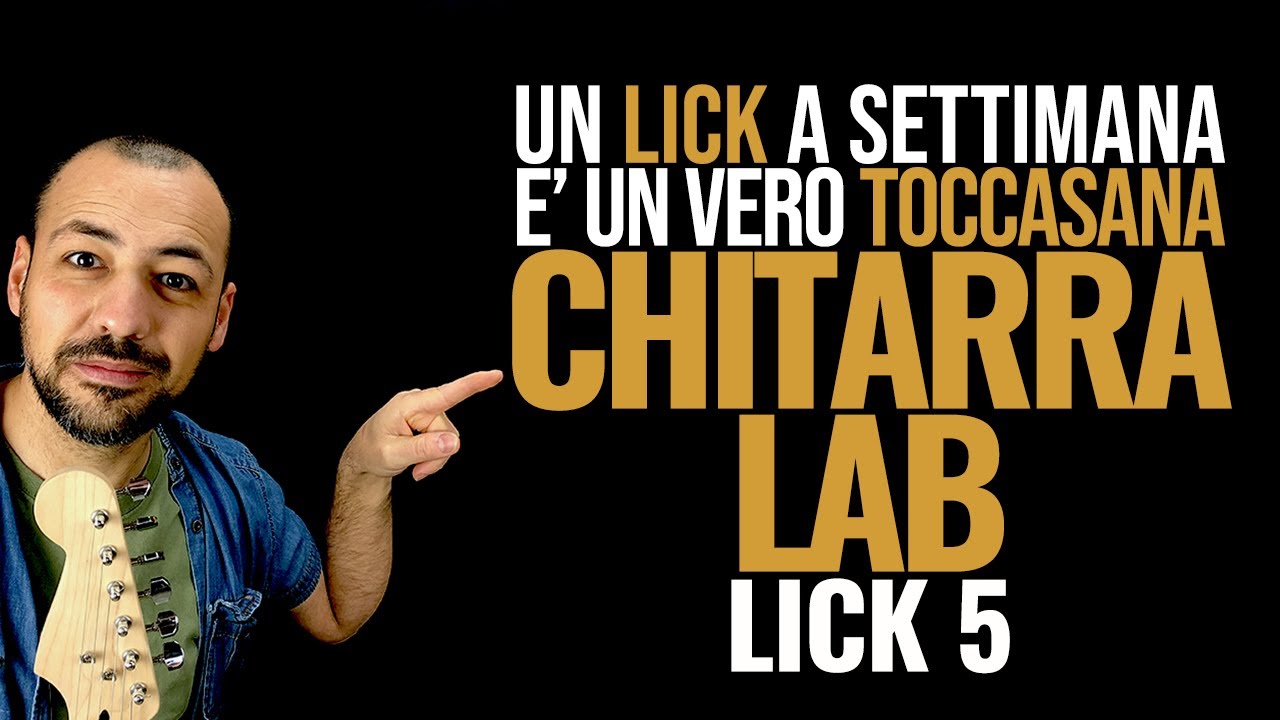 Lick 5 di Chitarra Lab - Quadriadi nel Blues