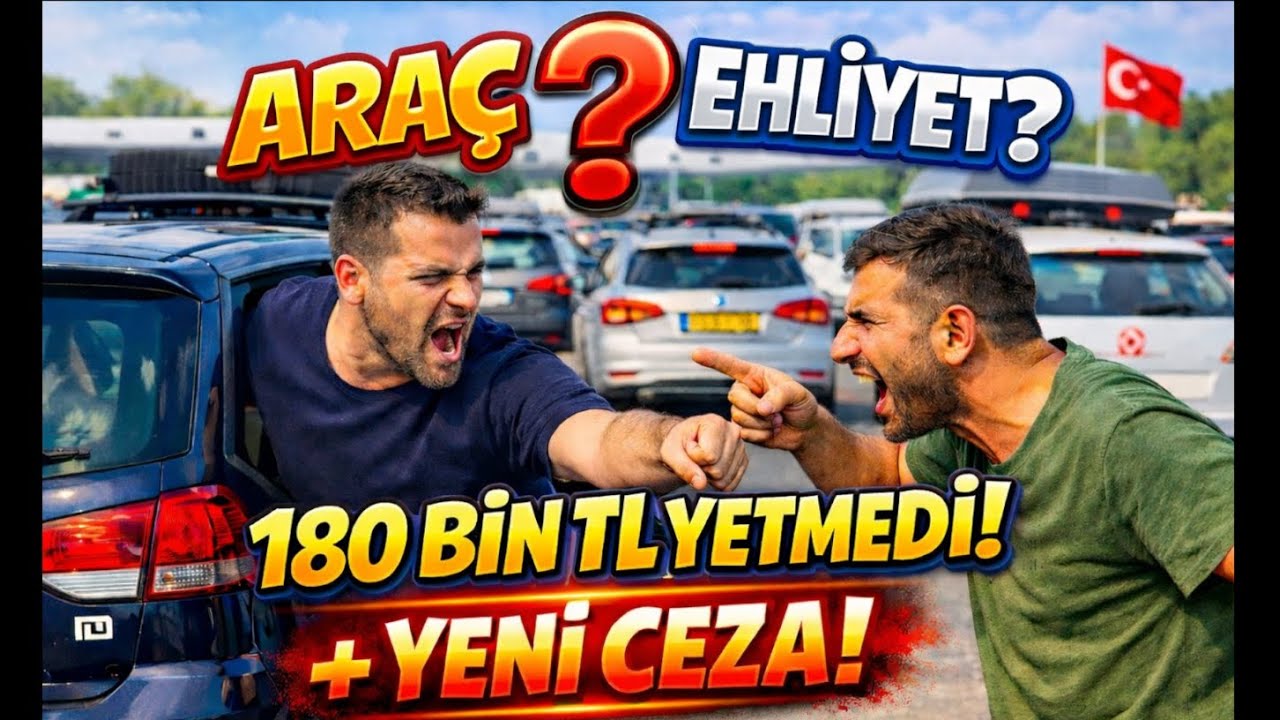 Trafikte Araçtan İnene BÜYÜK DARBE! 180 Bin TL Yetmedi, Yeni CEZA YOLDA!