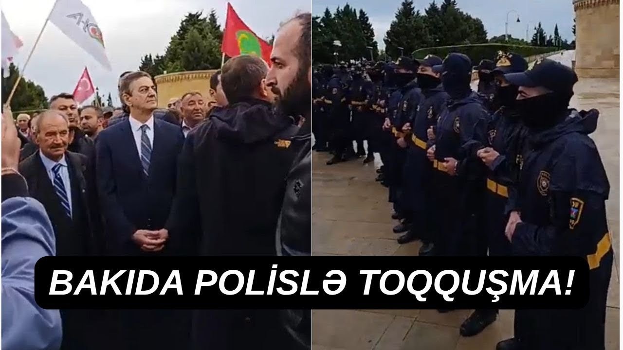AXCP-nin T&uuml;rk şəhidliyinə ziyarətində polis əməliyyatı! 