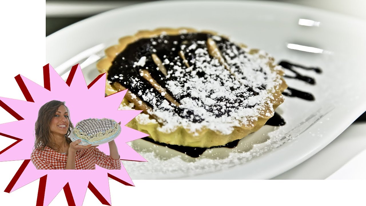 Crostatine con pere e cioccolato - Le Ricette di Alice