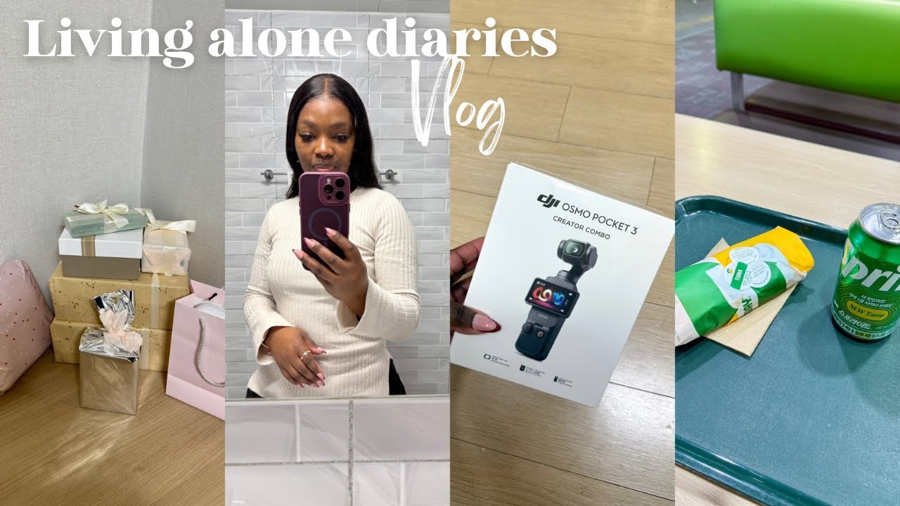Living alone diaries: unboxing Christmas gifts • finally a New Camera🥹💃🏾 & more | 