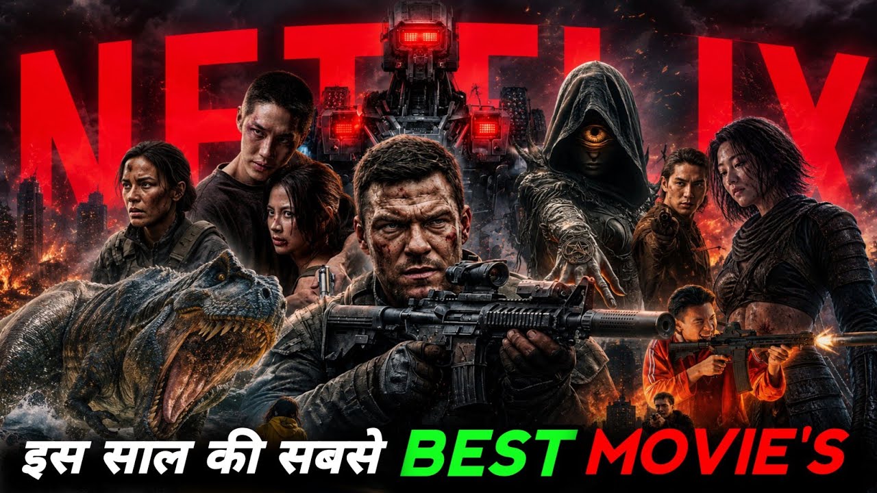 Top 10 Action Adventure Movies On Netflix in hindi | Must Watch in 2026
