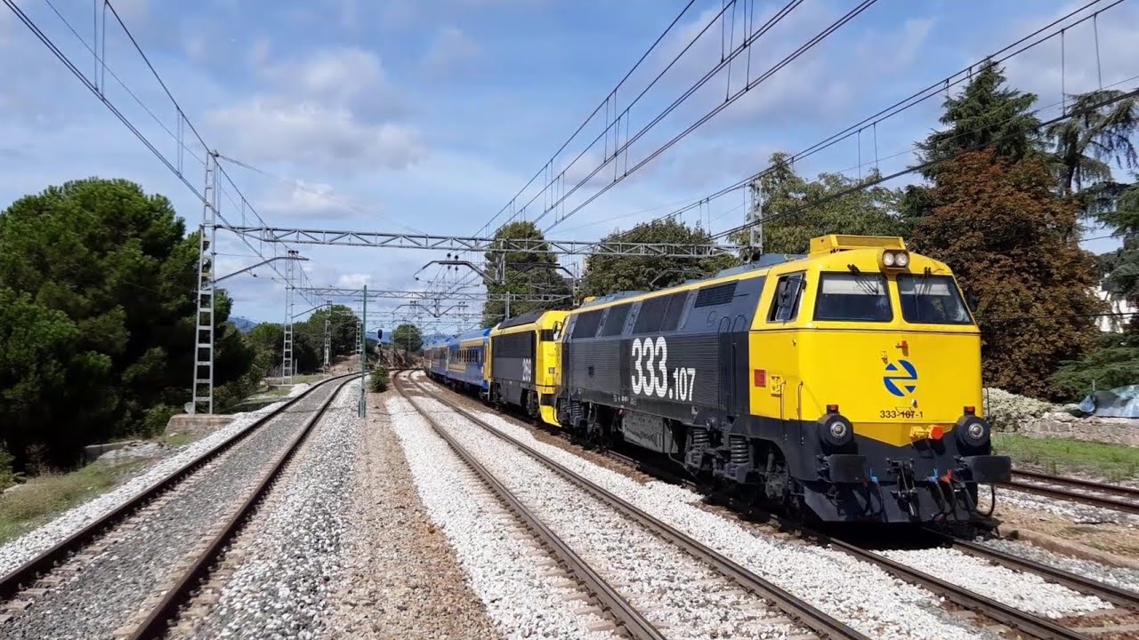Ferrocarril Español: Especial 1 año del Estreno de la 333 107 a las Navas del Marques