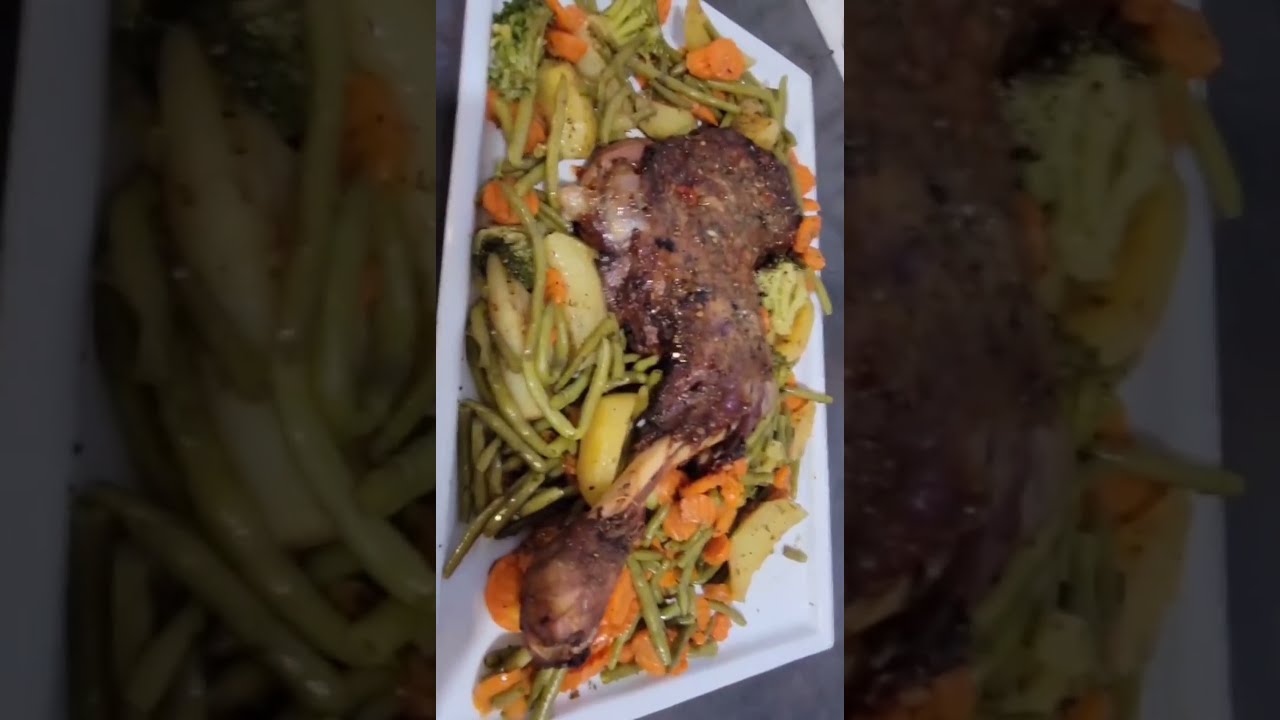 M&eacute;choui d'agneau au four