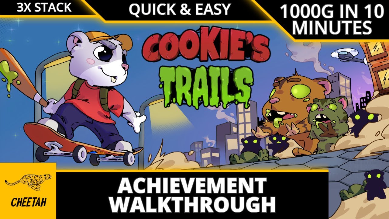 Cookie's Trails - Achievement Walkthrough (2000G IN 10 MINUTES) EASY 3X STACK