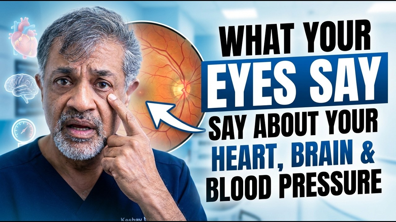 What Your Eyes Say About Your Heart, Brain & Blood Pressure | Dr. Keshav Narain