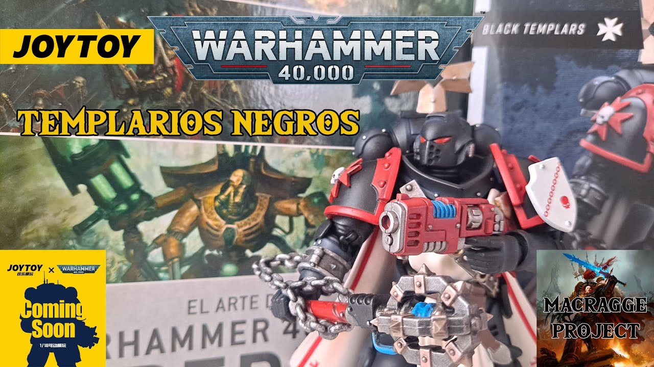 Los Templarios Negros de JoyToy son las mejores figuras de Warhammer