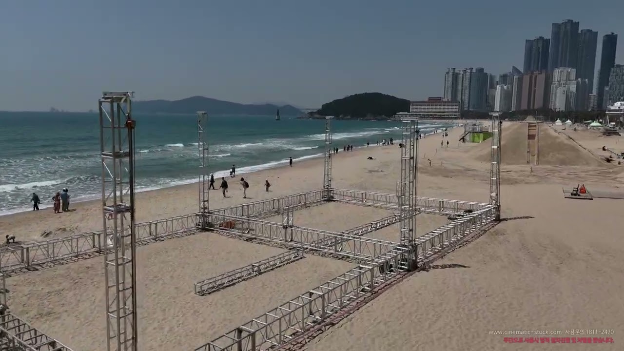 DJI 0011 01 부산해운대구중동1829 해운대해수욕장 250512 11 altL 24mm DJI Mini4 Pro 3840 59 94fps 드론영상소스