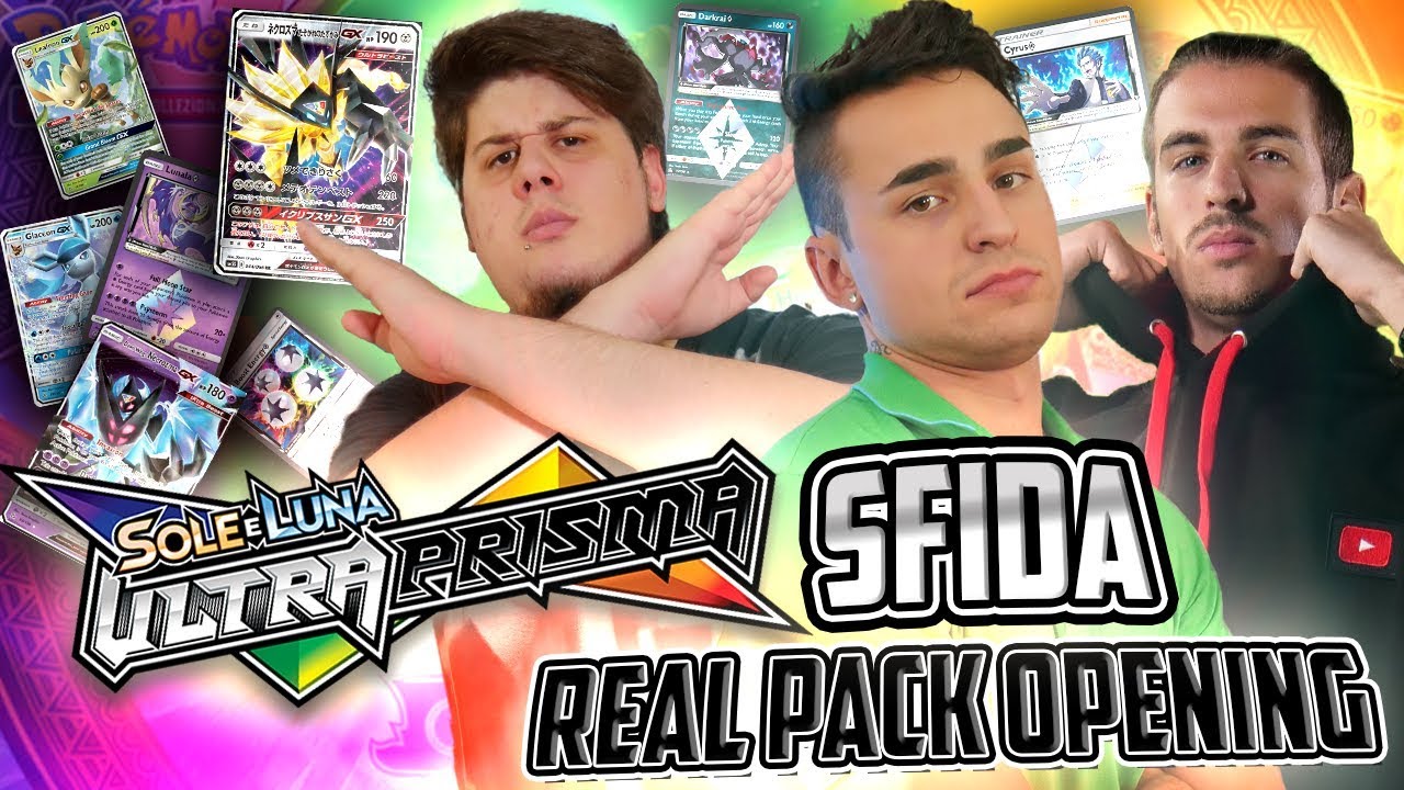TROVIAMO LE PRIME GX FULL ART! Real Pack Opening Pokémon Ultra Prisma w/ federic95ita e Dlarzz