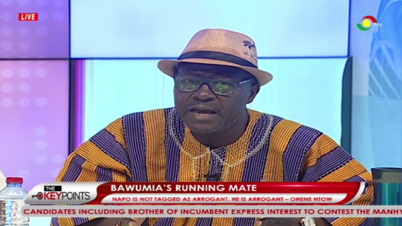 TheKeyPoints: Napo is least qualified to be vice president - Ohene Ntow