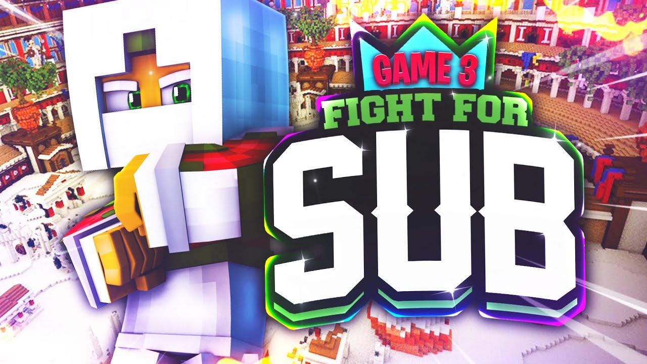 RECORD DE KILLS - FIGHT FOR SUB MINECRAFT PAR ZERATOR | Game 3