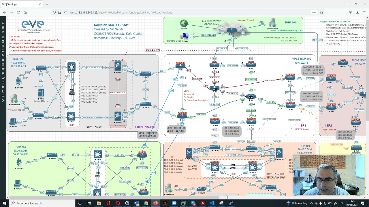 CCIE Lab 1- FilesDNA HQ - Video 2