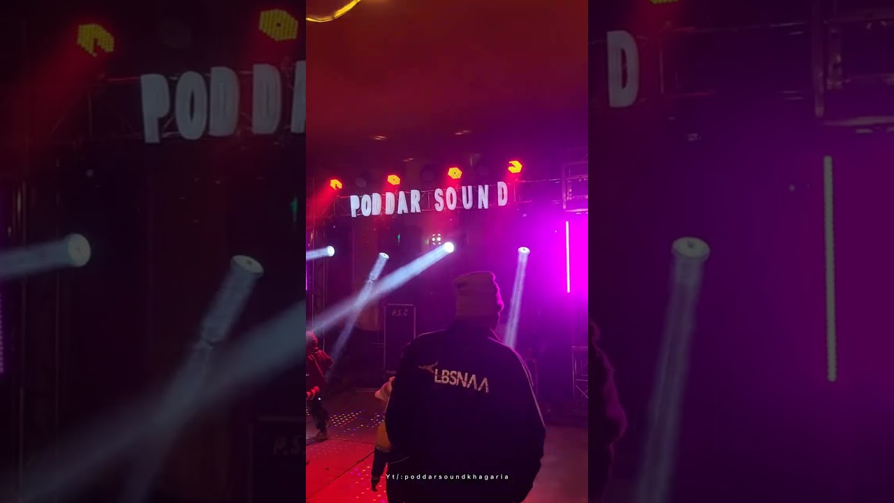Live sound testing and light at site —feel the bass! 🔥🔊