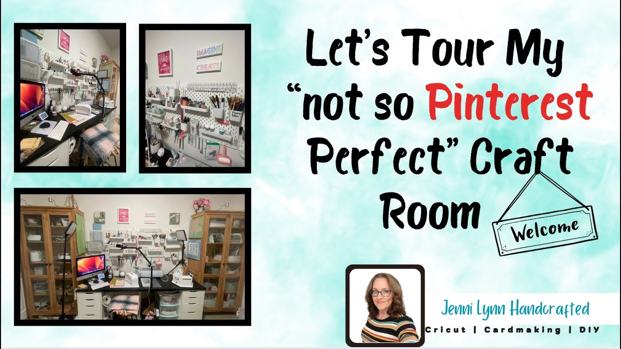 💗Посмотрите мою не совсем идеальную комнату для рукоделия на Pinterest! 💗 | Идеи для организации ...