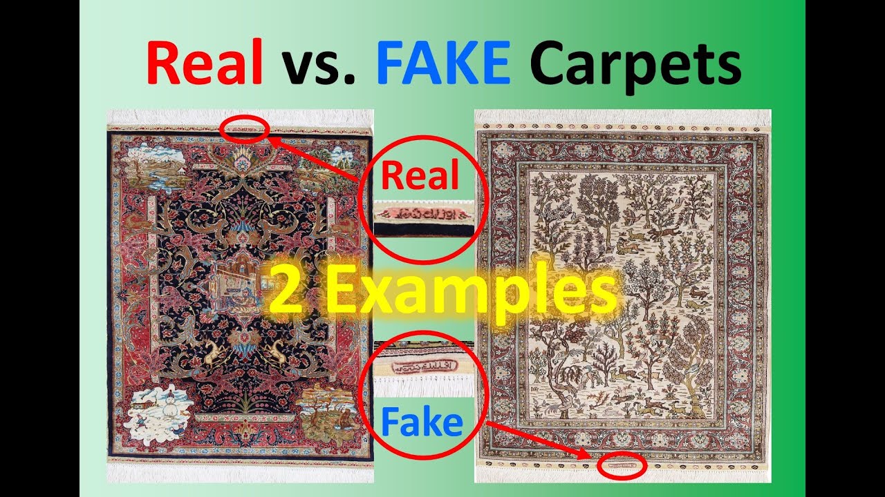 FAKE Handmade Rug Signatures!! COPIED Turkish & Persian Carpets of Famous Weavers!!