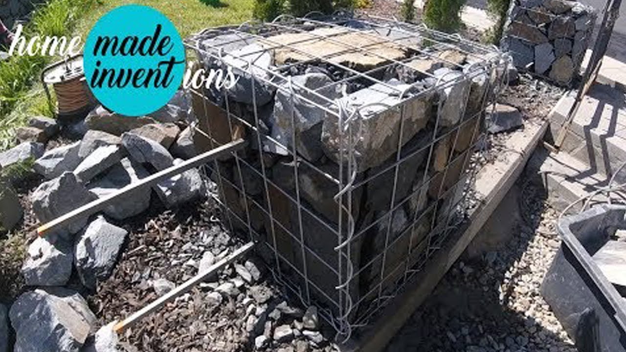 сделай себе габионную стену DIY