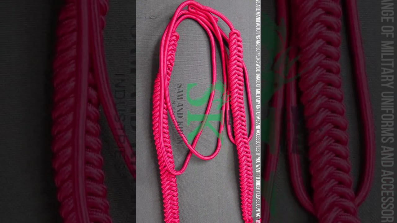 Aiguillette Shoulder Cords, High Quality Aiguillettes Uniform,