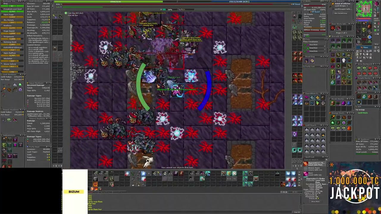 Azzilon Catacombs -1 MS 820 SOLO | 4,9kk RAW & 270k PROFIT (CHARMING)