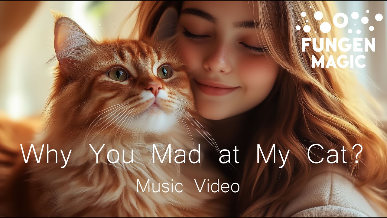 【AI-Generated Music Video】Why You Mad at My Cat ? - English Subtitles & 日本語字幕