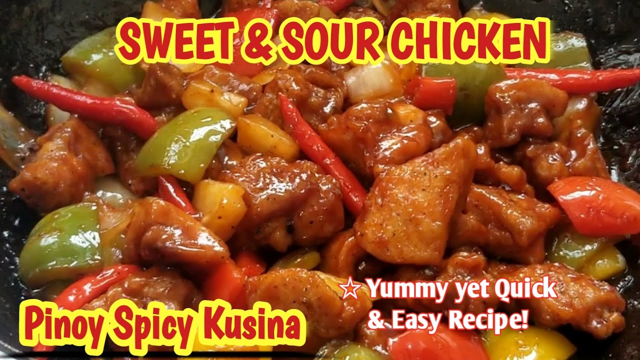 Easy Sweet and Sour Chicken Recipe