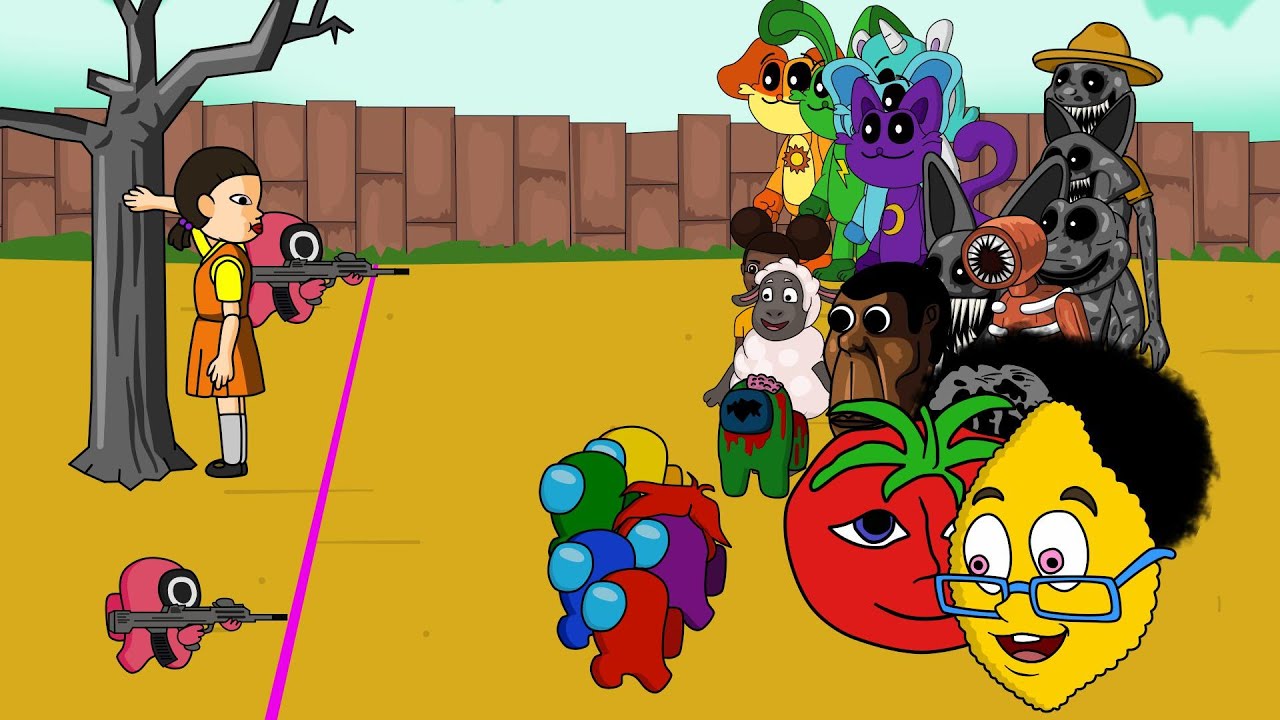 AMONG US SQUID GAME part1 || kiwis ANIMATION