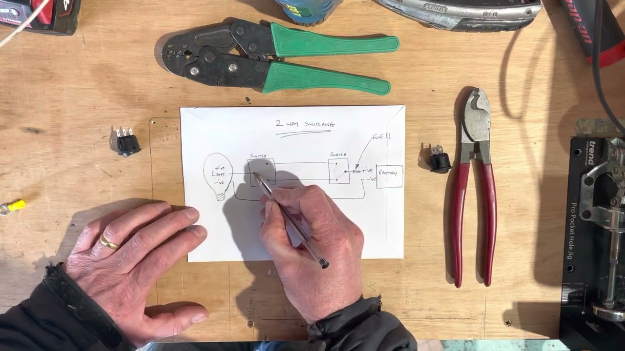 How to wire 2 way switches in your Campervan