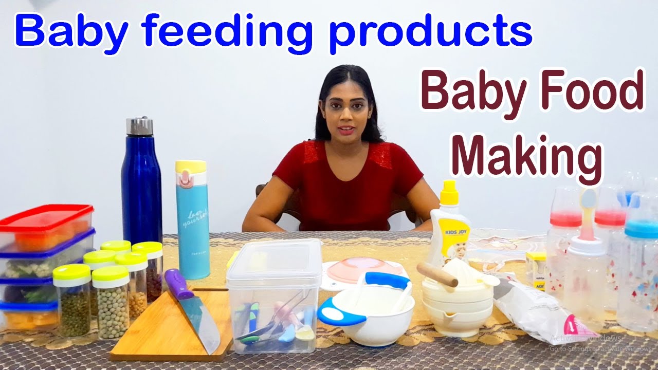 බබාට කෑම කවන්න use කරන දේවල්  | Baby feeding products | Baby Food Making set  | Cooking Baby Foods