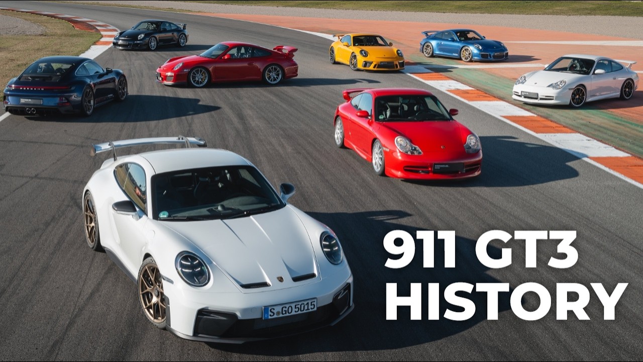 Porsche 911 GT3: все поколения, все версии в деталях!