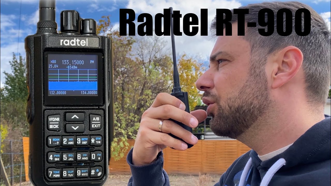 Kis kézi nagy teljesítménnyel - Radtel RT-900 BT