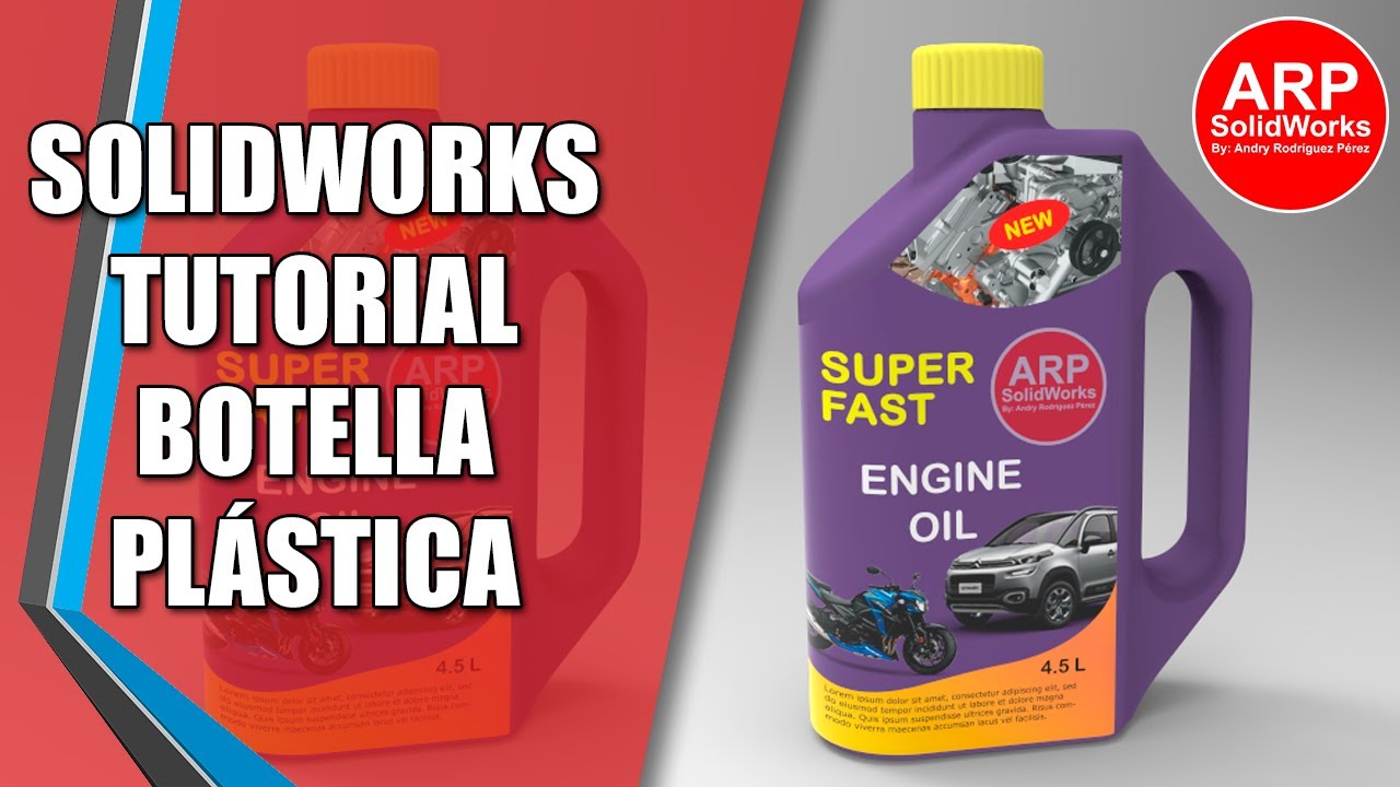 Diseño de botella con SolidWorks: Tutorial para principiantes