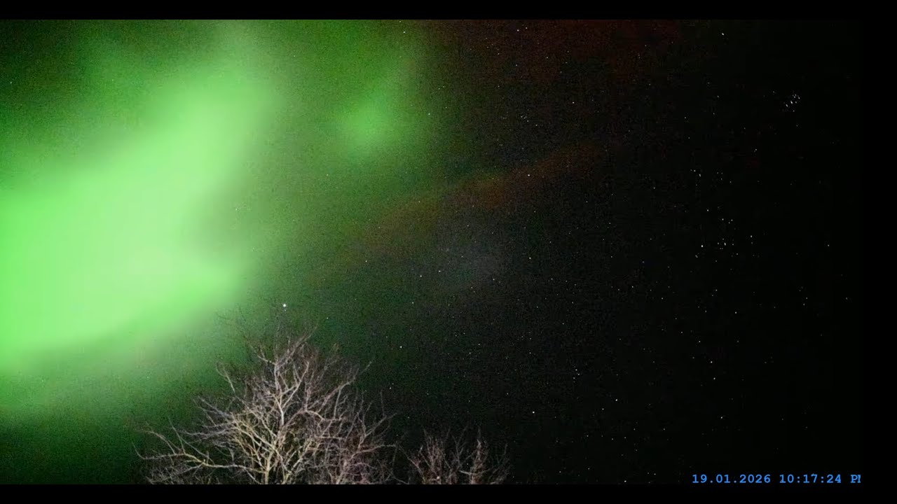 🔴 Polarlichter erneut LIVE -  aus Mecklenburg