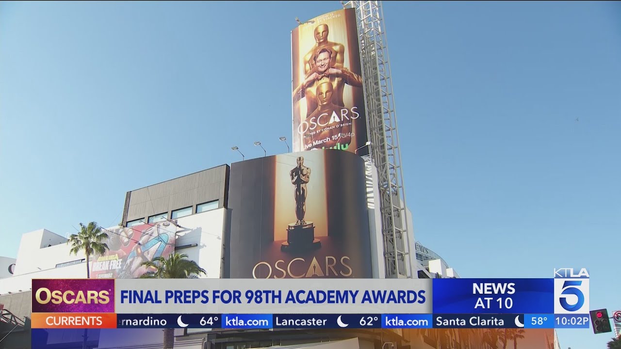 Final preparations underway for 2026 Academy Awards in Hollywood