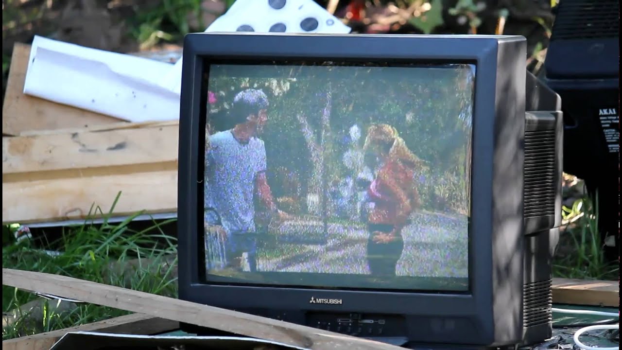 Shooting CRT TV